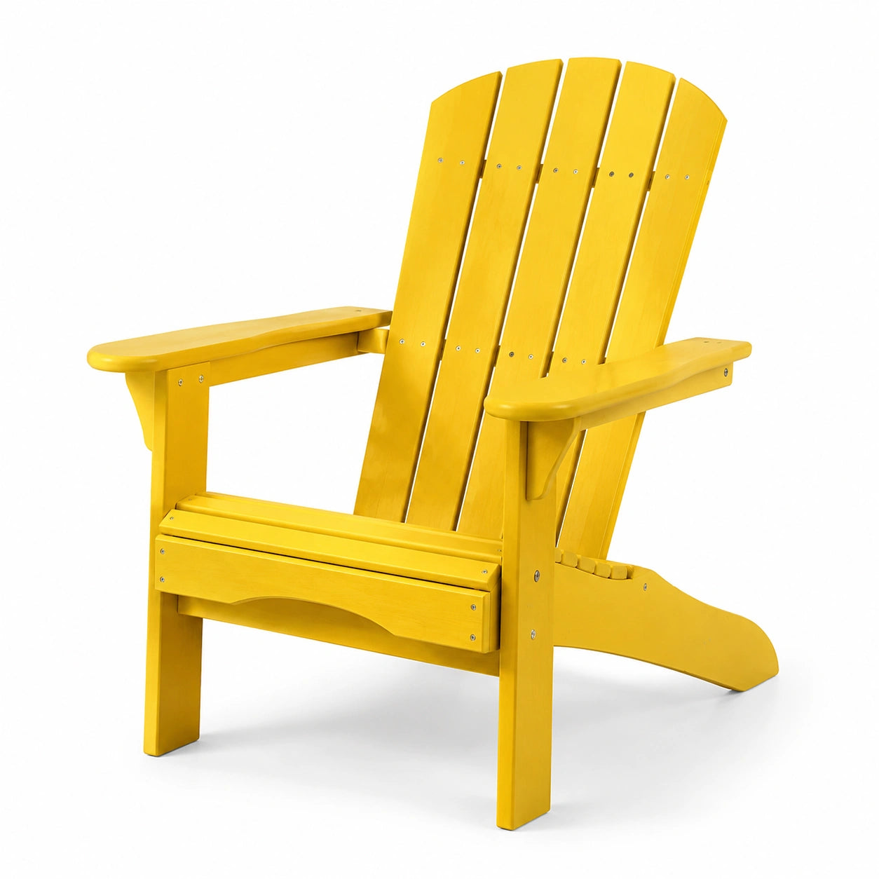 Sedia da Giardino in Legno Giallo