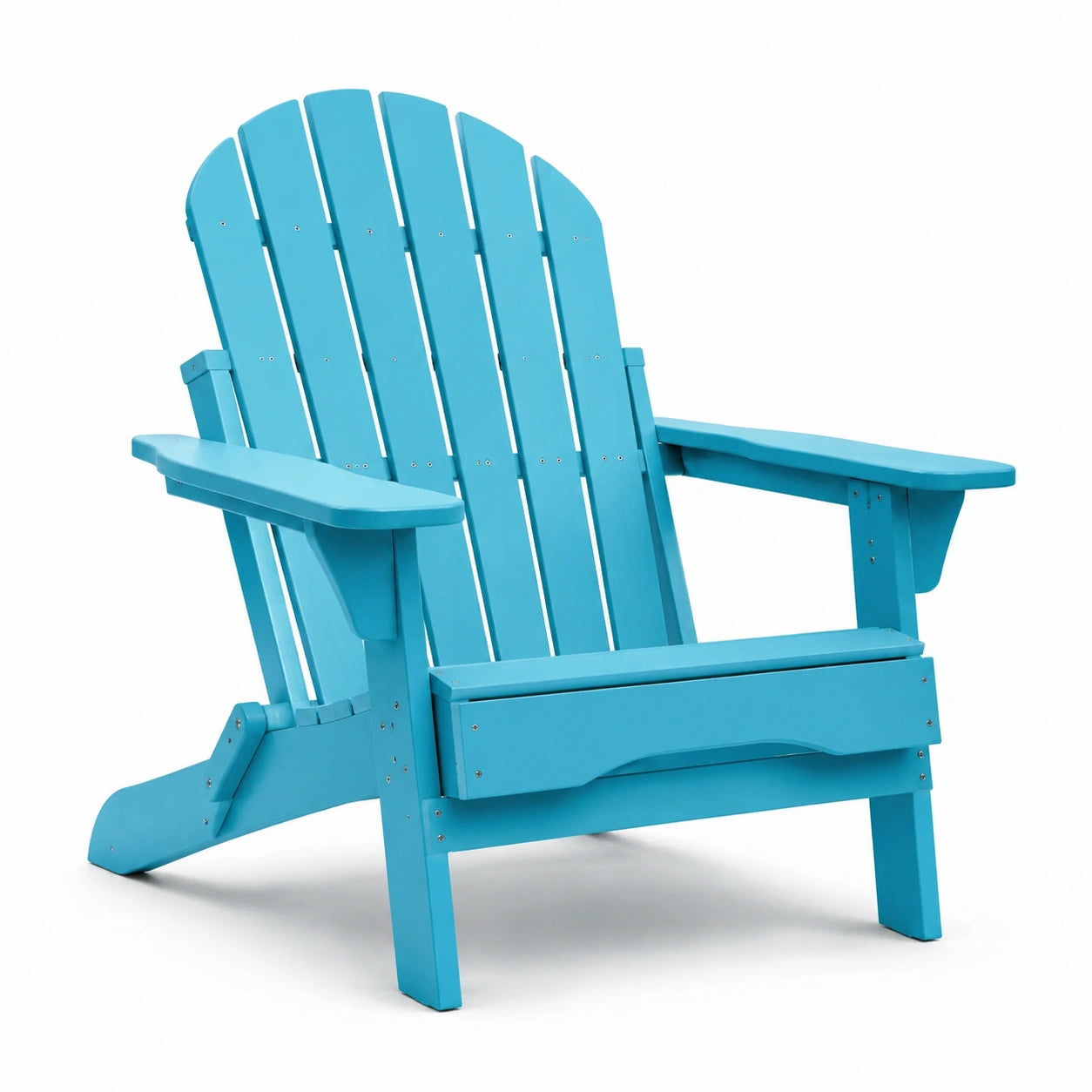 Sedia Adirondack in Polietilene HD Blu