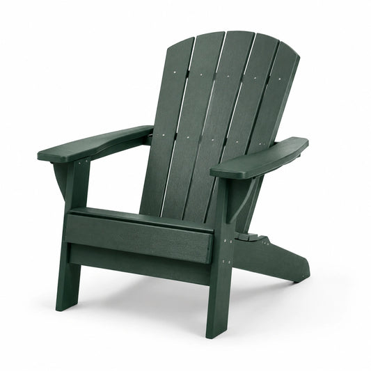 Sedia Adirondack in plastica riciclata HD verde scuro
